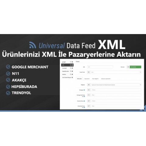 Google Merchant N11 Trendyol Hepsiburada Akakçe XML Google Merchant N11 Trendyol Hepsiburada Akakçe XML