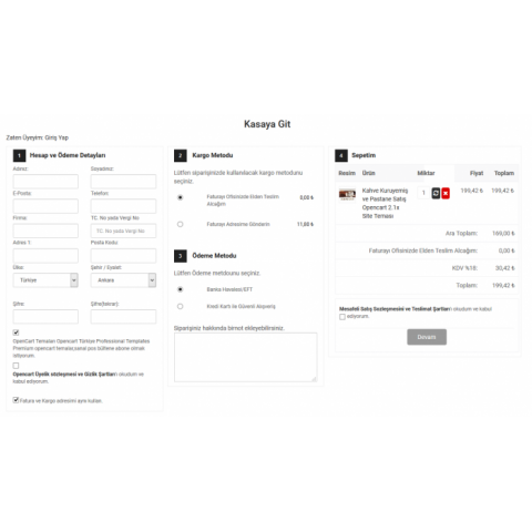 Single Page Payment Module