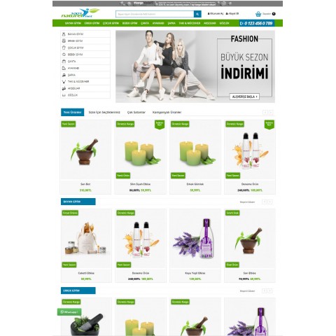 E-Commerce Market Herbal & Local Products Full Package E-Commerce Market Herbal & Local Products Full Package