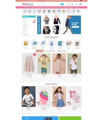 E-Commerce Market 3.x Baby Store Full Package E-Commerce Market 3.x Baby Store Full Package