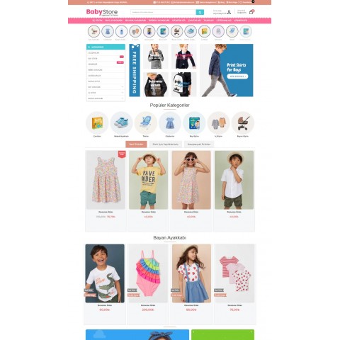 E-Commerce Market 3.x Baby Store Theme E-Commerce Market 3.x Baby Store Theme